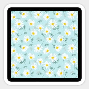 Sunflower Print Drawing Sticker